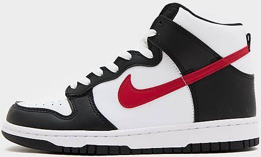 Nike kinderschoenen Dunk High White Black Gym Red Kind White Black Gym Red