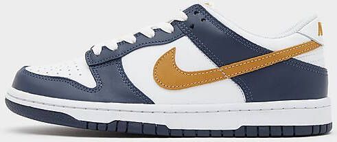 Nike kinderschoenen Dunk Low White Midnight Navy Wheat White Midnight Navy Wheat