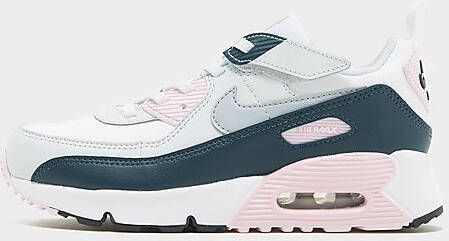 Nike Kleuterschoenen Air Max 90 EasyOn White Pink Foam Armoury Navy Wolf Grey White Pink Foam Armoury Navy Wolf Grey