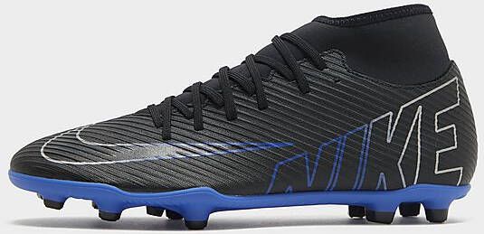 Nike Mercurial Superfly 9 Club high top voetbalschoenen (meerdere ondergronden) Black Hyper Royal Chrome- Heren