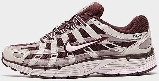 Nike P-6000 Burgundy Crush Taupe Grey Platinum Violet Pink Foam- Dames Burgundy Crush Taupe Grey Platinum Violet Pink Foam