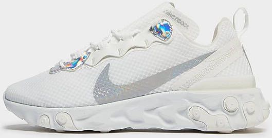 nike react element 55 white and silver