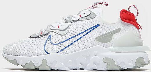 Nike React Vision Herenschoen White Pure Platinum Light Smoke Grey Game Royal- Heren White Pure Platinum Light Smoke Grey Game Royal