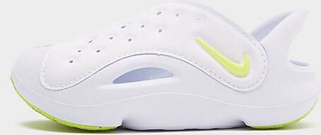 Nike Sandalen voor kleuters Aqua Swoosh White Pure Platinum Volt White Pure Platinum Volt