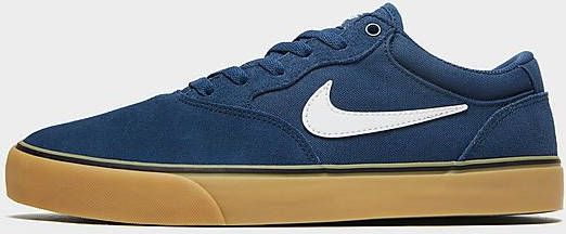 Nike SB Chron 2 Skateschoen Navy Navy Gum Light Brown White Heren