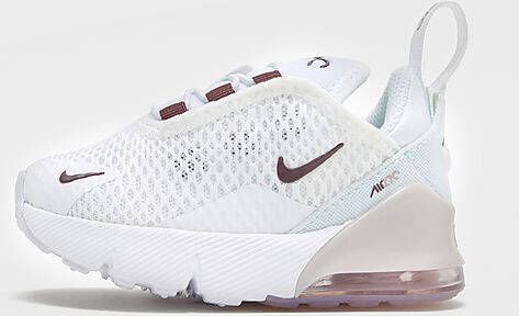 Nike Schoen voor baby's peuters Air Max 270 White Platinum Violet Burgundy Crush White Platinum Violet Burgundy Crush