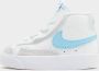 Nike Schoen voor baby's peuters Blazer Mid '77 Summit White Photon Dust White Aquarius Blue Kind Summit White Photon Dust White Aquarius Blue - Thumbnail 2