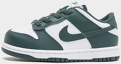 Nike schoenen voor baby's peuters Dunk Low White White Vintage Green White White Vintage Green