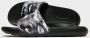 Nike Victori One Slide Print Heren Slippers en Sandalen Black Mesh Synthetisch Foot Locker - Thumbnail 7