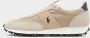 Polo Ralph Lauren Beige Sportieve Textiel Sneakers voor Heren Beige Heren - Thumbnail 2