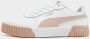 PUMA Carina 2.0 Dames Sneakers White-Rose Quartz- Gold - Thumbnail 4