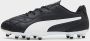 PUMA Monarch II Gras Kunstgras Voetbalschoenen (MG) Kids Zwart Wit - Thumbnail 2