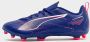 Puma Ultra 5 Play Jr. voetbalschoenen kobaltblauw wit koraalrood Imitatieleer 36 - Thumbnail 5