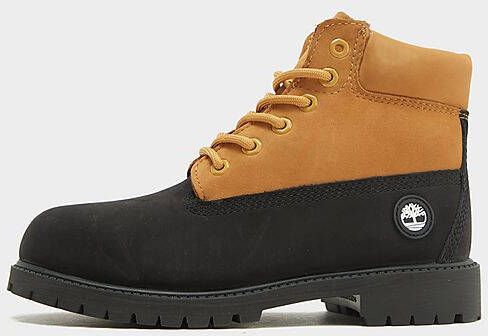 Timberland 6 Inch Lace Up Waterproof Boots Children Black