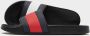 Tommy Hilfiger Vlag Zwembad Schoenen Quick Fit Black Heren - Thumbnail 6