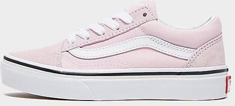 vans old skool pink and white