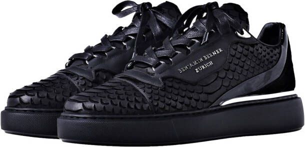 Benjamin Berner Raphael Low Top Python Cut-Matt Nappa Sneaker