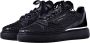 Benjamin Berner Stijlvolle zwarte python gesneden sneakers voor heren Black Heren - Thumbnail 2