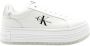 Calvin Klein Plateausneakers BOLD PLATF LOW LACE LTH ML MTL met zijlogo vrijetijdsschoen halve schoen veterschoen - Thumbnail 3