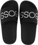 BOSS Kidswear Slippers met logo-reliëf Zwart - Thumbnail 6