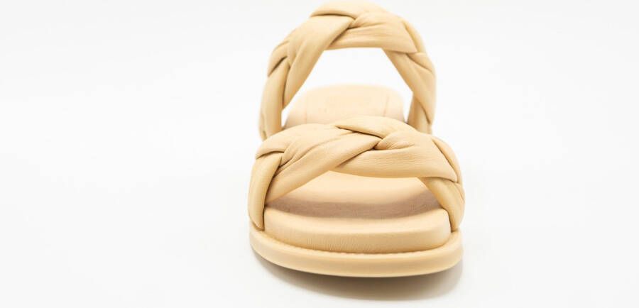 Unisa Cloc Gevlochten Leren Slippers