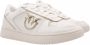 Pinko Bondy Basket Sneakers Pelle Vitello Wit Dames - Thumbnail 3