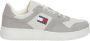 Tommy Hilfiger Sportieve Grijze Veterschoenen met Contrastdetails en Logoprint Gray Heren - Thumbnail 4