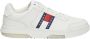 Tommy Hilfiger Witte polyester sneakers met veters contrastdetails print logo White Heren - Thumbnail 6