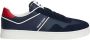 Tommy Hilfiger The Greenwich Leren Sneaker Heren Blauw - Thumbnail 2