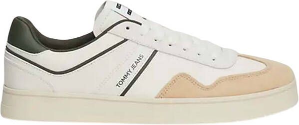 Tommy Hilfiger The Greenwich Leren Sneaker Heren Wit