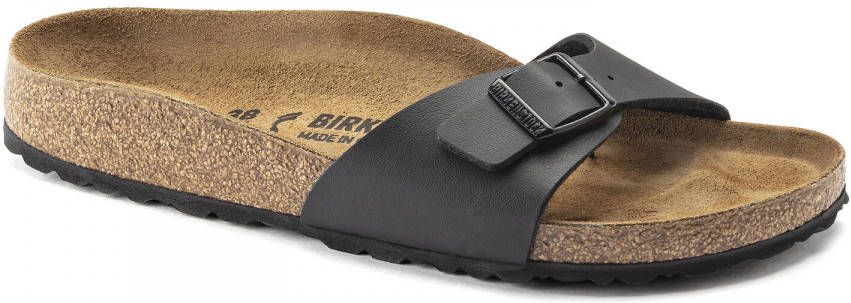 Birkenstock Madrid Zwart Smal Voetbed