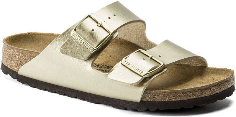 Birkenstock Arizona Goud Smal Voetbed