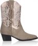 DWRS LABEL DWRS BRADY Taupe Smoke Dames Boots - Thumbnail 2