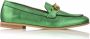 DWRS LABEL DWRS HAVANA chain Metallic Green Dames Loafer - Thumbnail 2