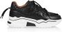 DWRS LABEL DWRS JUPITER glitter Black Dames Sneaker J5554 - Thumbnail 3