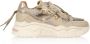 DWRS LABEL DWRS Jupiter | taupe stone Taupe Leer Lage sneakers Dames - Thumbnail 3