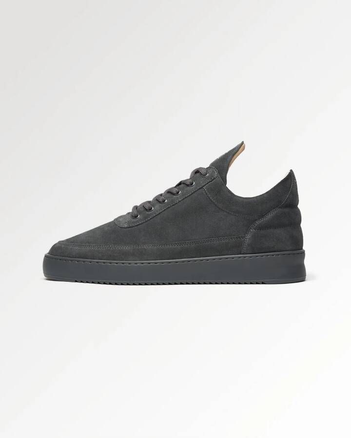 Filling Pieces Low Top Suede All Dark Grey