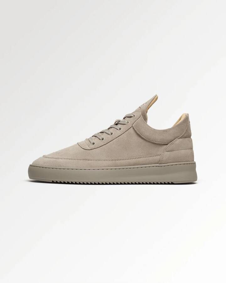 Filling Pieces Low Top Suede Tonal Earth