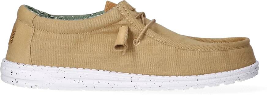 HEYDUDE Wally Washed Canvas Heren Schoenen