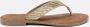 Lazamani 75479 GOLD dames slippers metallic - Thumbnail 3