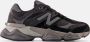 New Balance Zwarte Sneakers A del Teen Logo Rubberen Zool Black - Thumbnail 2