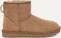 Ugg Klassieke Mini Regenerate Leren Laarzen voor Dames Brown Dames - Thumbnail 2