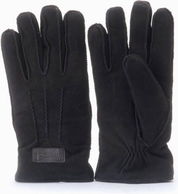 Warmbat Gloves Men Suede Black