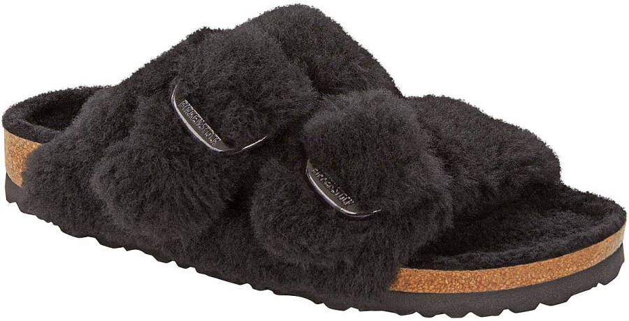 Birkenstock Arizona Bb Shearling Teddy Black Laf Schwarz