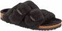 Birkenstock Arizona Bb Shearling Teddy Black Laf Schwarz Schoenmaat 38 Slides 1023105 - Thumbnail 2