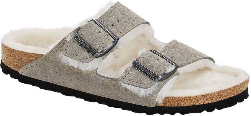 Birkenstock Arizona Vl Shearling Stone Coin Stone