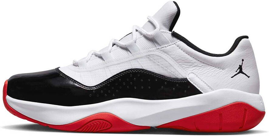 Jordan Air 11 Cmft Low White Black-University Red