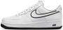 Nike Air Force 1 '07 White Black-Photon Dust - Thumbnail 2