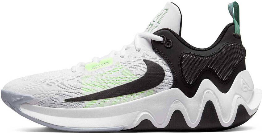 Nike Giannis Immortality 2 Greek Coastline White Black-Barely Volt-Grey Fog