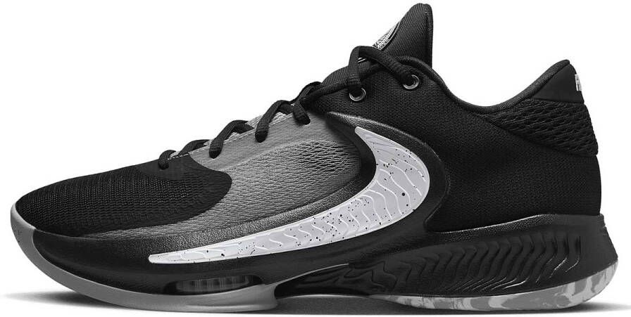 Nike Zoom Freak 4 Black White-Lt Smoke Grey